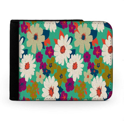 

Snoogg Men Multicolor Canvas Wallet(6 Card Slots), Multi