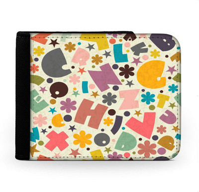 

Snoogg Men Multicolor Canvas Wallet(6 Card Slots), Multi