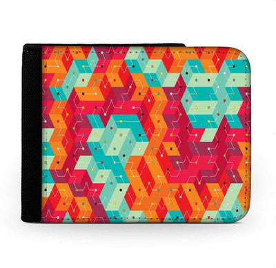 

Snoogg Men Multicolor Canvas Wallet(6 Card Slots), Multi