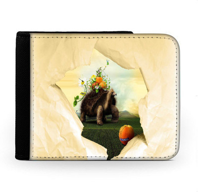 

Snoogg Men Multicolor Canvas Wallet(6 Card Slots), Multi
