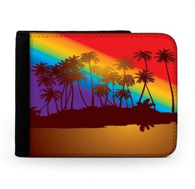 

Snoogg Men Multicolor Canvas Wallet(6 Card Slots), Multi