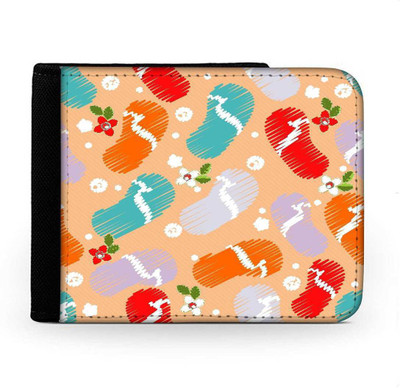 

Snoogg Men Multicolor Canvas Wallet(6 Card Slots), Multi