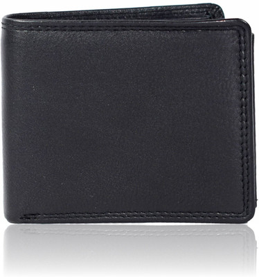 

Shockyfi Men Black Genuine Leather Wallet(11 Card Slots)