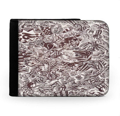 

Snoogg Men Multicolor Canvas Wallet(6 Card Slots), Multi