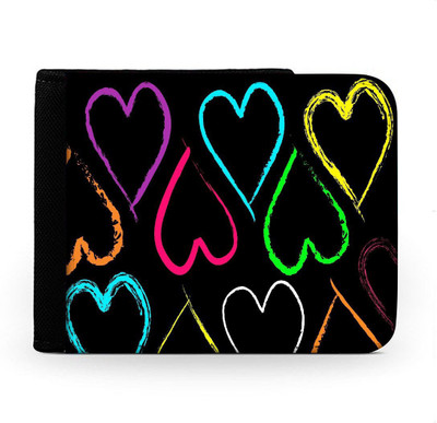 

Snoogg Men Multicolor Canvas Wallet(6 Card Slots), Multi