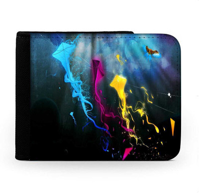 

Snoogg Men Multicolor Canvas Wallet(6 Card Slots), Multi