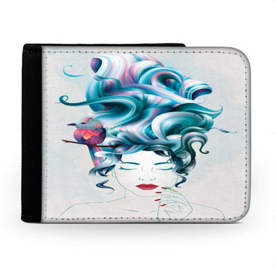 

Snoogg Men Multicolor Canvas Wallet(6 Card Slots), Multi
