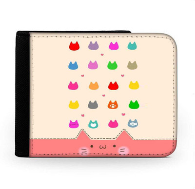 

Snoogg Men Multicolor Canvas Wallet(6 Card Slots), Multi