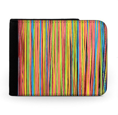 

Snoogg Men Multicolor Canvas Wallet(6 Card Slots), Multi