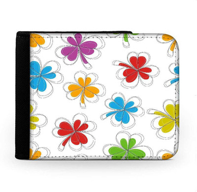 

Snoogg Men Multicolor Canvas Wallet(6 Card Slots), Multi