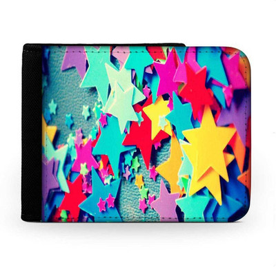 

Snoogg Men Multicolor Canvas Wallet(6 Card Slots), Multi