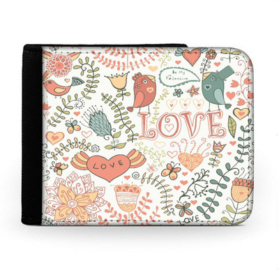 

Snoogg Men Multicolor Canvas Wallet(6 Card Slots), Multi