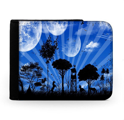 

Snoogg Men Multicolor Canvas Wallet(6 Card Slots), Multi