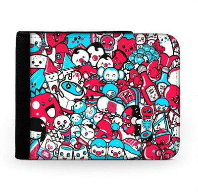 

Snoogg Men Multicolor Canvas Wallet(6 Card Slots), Multi