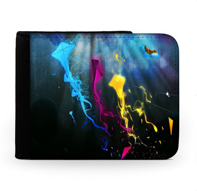 

Snoogg Men Multicolor Canvas Wallet(6 Card Slots), Multi