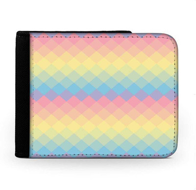

Snoogg Men Multicolor Canvas Wallet(6 Card Slots), Multi