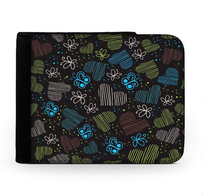 

Snoogg Men Multicolor Canvas Wallet(6 Card Slots), Multi