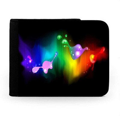

Snoogg Men Multicolor Canvas Wallet(6 Card Slots), Multi