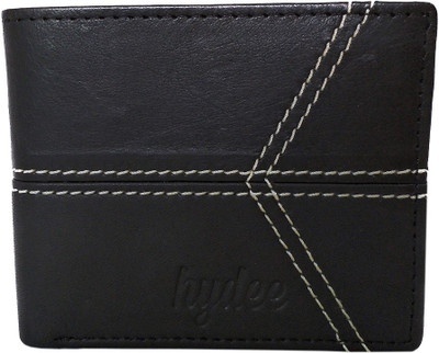 

Hydee Men Black Genuine Leather Wallet(8 Card Slots), Bl01