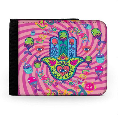 

Snoogg Men Multicolor Canvas Wallet(6 Card Slots), Multi