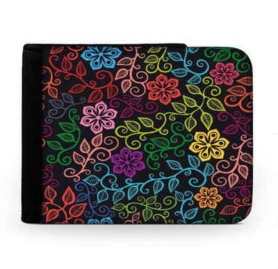 

Snoogg Men Multicolor Canvas Wallet(6 Card Slots), Multi
