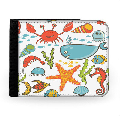

Snoogg Men Multicolor Canvas Wallet(6 Card Slots), Multi