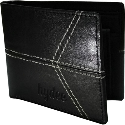 

Hydee Men Black Genuine Leather Wallet(4 Card Slots), Bl02