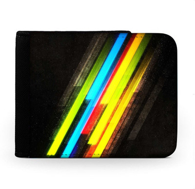 

Snoogg Men Multicolor Canvas Wallet(6 Card Slots), Multi