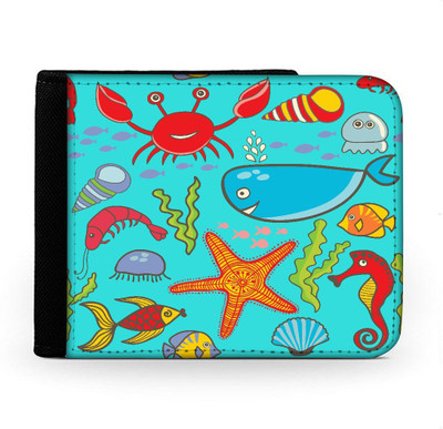

Snoogg Men Multicolor Canvas Wallet(6 Card Slots), Multi