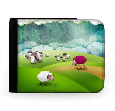 

Snoogg Men Multicolor Canvas Wallet(6 Card Slots), Multi