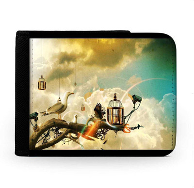 

Snoogg Men Multicolor Canvas Wallet(6 Card Slots), Multi