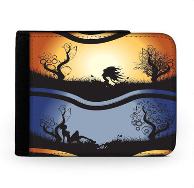 

Snoogg Men Multicolor Canvas Wallet(6 Card Slots), Multi