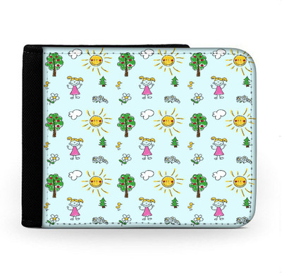 

Snoogg Men Multicolor Canvas Wallet(6 Card Slots), Multi