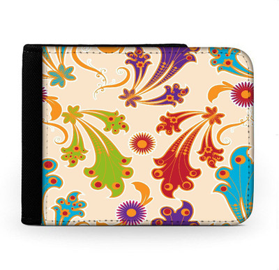 

Snoogg Men Multicolor Canvas Wallet(6 Card Slots), Multi