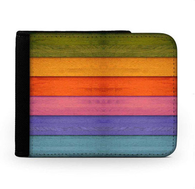 

Snoogg Men Multicolor Canvas Wallet(6 Card Slots), Multi