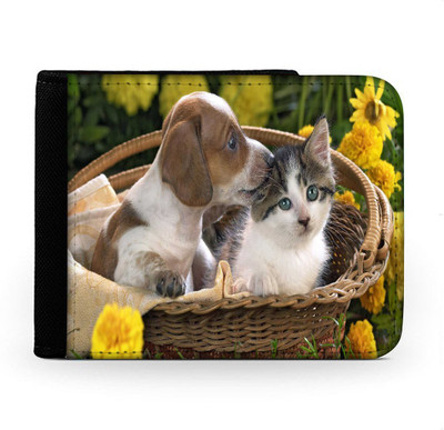 

Snoogg Men Multicolor Canvas Wallet(6 Card Slots), Multi