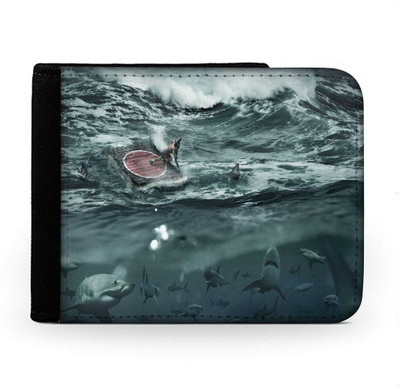 

Snoogg Men Multicolor Canvas Wallet(6 Card Slots), Multi
