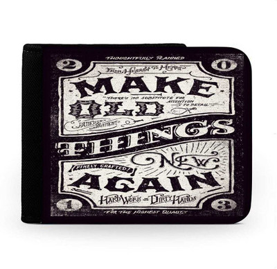 

Snoogg Men Multicolor Canvas Wallet(6 Card Slots), Multi
