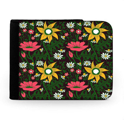 

Snoogg Men Multicolor Canvas Wallet(6 Card Slots), Multi