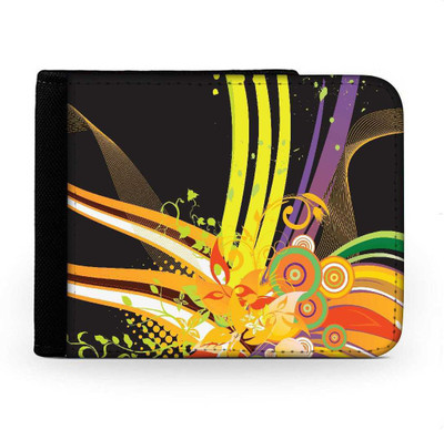

Snoogg Men Multicolor Canvas Wallet(6 Card Slots), Multi
