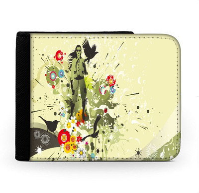 

Snoogg Men Multicolor Canvas Wallet(6 Card Slots), Multi