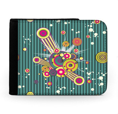 

Snoogg Men Multicolor Canvas Wallet(6 Card Slots), Multi