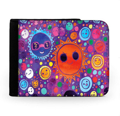 

Snoogg Men Multicolor Canvas Wallet(6 Card Slots), Multi