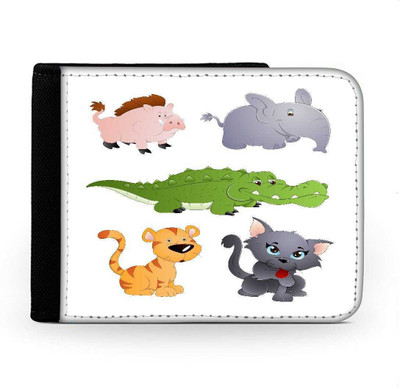 

Snoogg Men Multicolor Canvas Wallet(6 Card Slots), Multi