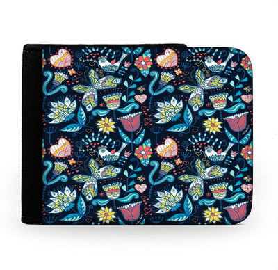 

Snoogg Men Multicolor Canvas Wallet(6 Card Slots), Multi