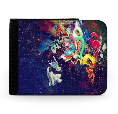 

Snoogg Men Multicolor Canvas Wallet(6 Card Slots), Multi