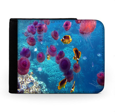 

Snoogg Men Multicolor Canvas Wallet(6 Card Slots), Multi