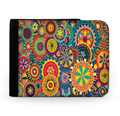 

Snoogg Men Multicolor Canvas Wallet(6 Card Slots), Multi