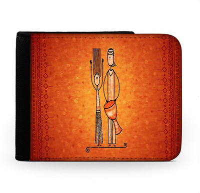 

Snoogg Men Multicolor Canvas Wallet(6 Card Slots), Multi