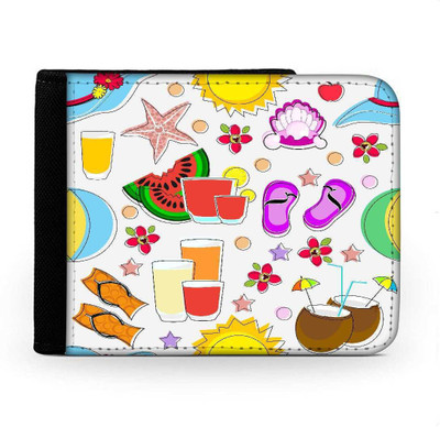 

Snoogg Men Multicolor Canvas Wallet(6 Card Slots), Multi